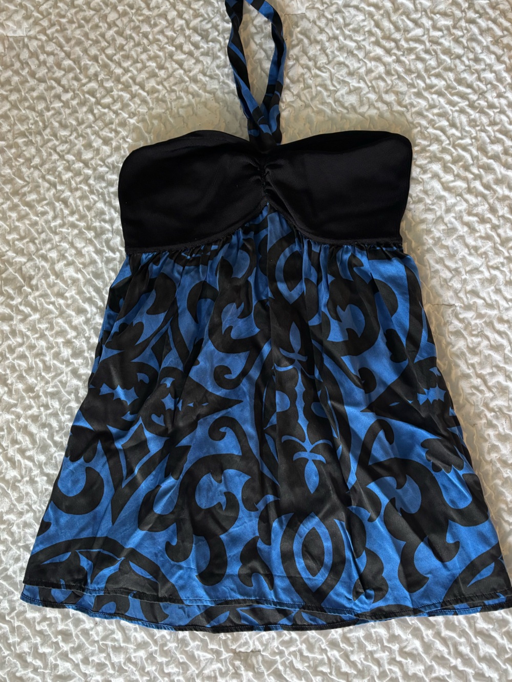 INC International Concepts Black halter Top #Y2K